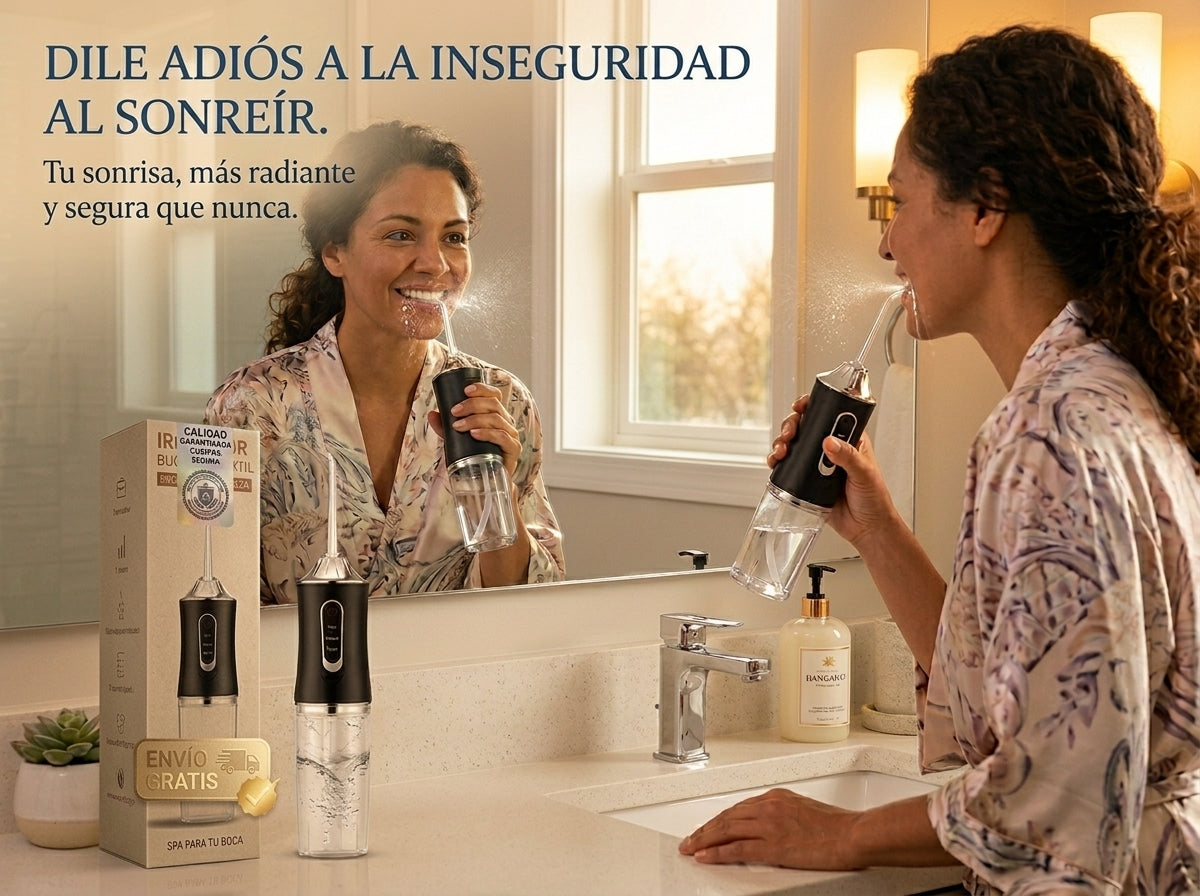 Waterpulse ™ El irrigador que llega donde el cepillo no lo hace